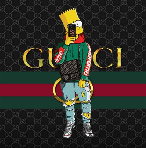 simpson.wearing gucci|bart simpson and Gucci.